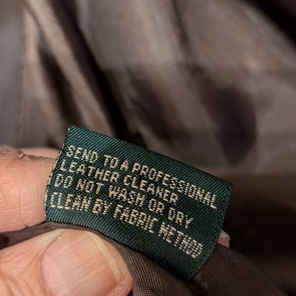 Vintage American Outpost Tan and Black Bomber/Varsity Jacket Size XL - Picture 11 of 12